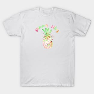 Summer pineapple design T-Shirt